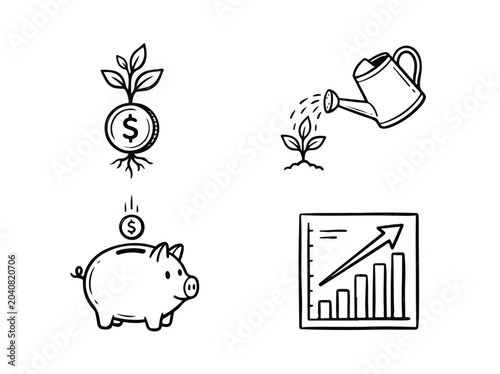Financial growth and investment.
