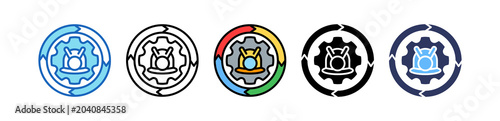 Foto Engineering Flow multiple icon