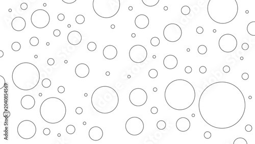 Abstract circle pattern background seamless geometric round dots texture vector