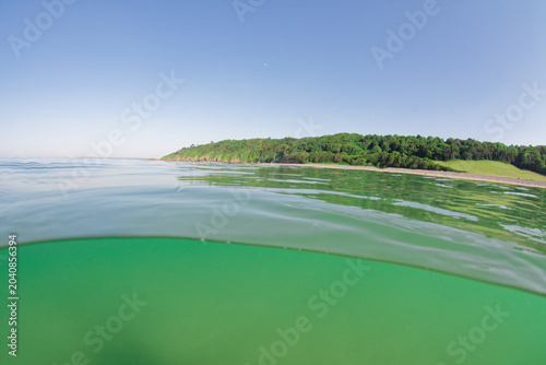 Quadro em tela Découvrez la superbe côte de Plérin, en France