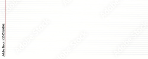 Photography Background with lines of notebook sheet, vector illustration.