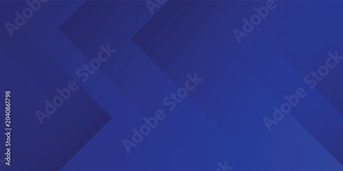 Slika na platnu Abstract blue background with glowing geometric lines