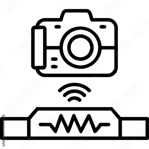 Cuadro en lienzo Camera Icon