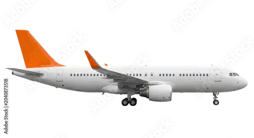 Minimal black silhouette icon, simple flat vector, bold black shape, no, no shading commercial passenger airplane on a, flat icon style