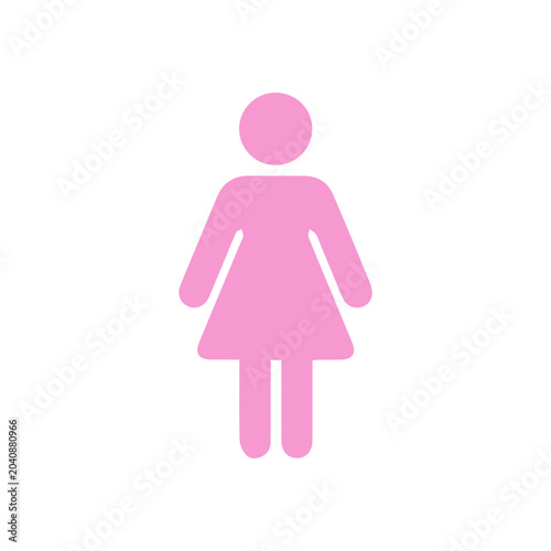 Canvas-taulu Female Icon