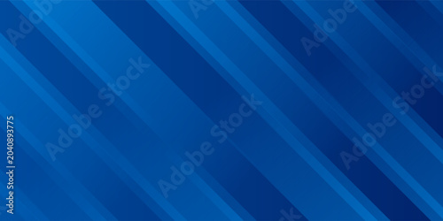 Fotografija Abstract blue background with glowing geometric lines