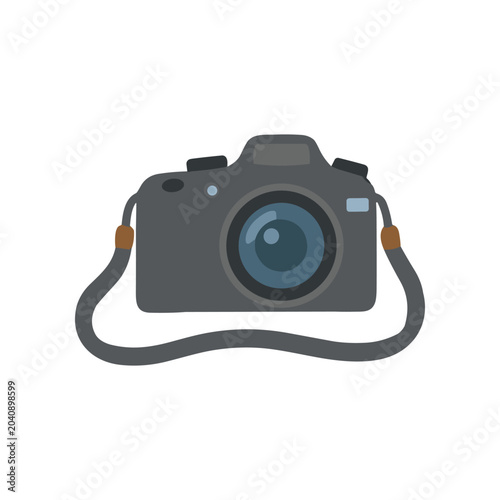 Foto Digital single lens reflex camera body.