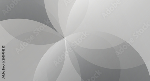 Grey Background Minimalist Circle Abstract Stylish Template Illustration Design