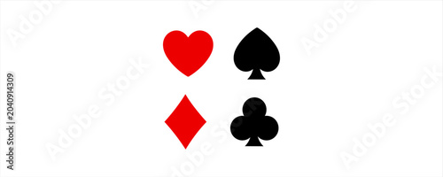 Konstfotografi Playing Card Symbols