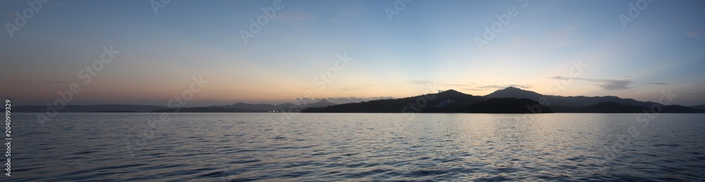 Fototapeta premium Ile de Mayotte vue de la mer