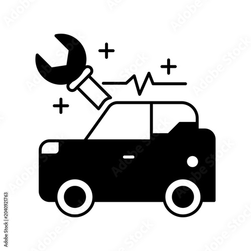 Car maintenance icon