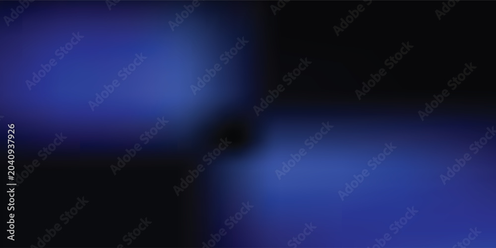 Obraz premium Deep and pale blue abstract blurred gradient mesh with light lines vector background