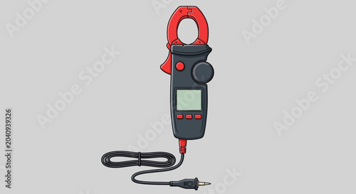 Bild auf Leinwand Digital Ammeter Multimeter Device.