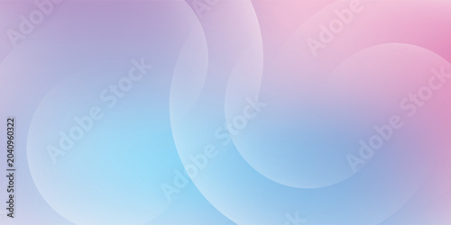 Abstract Pastel Geometric Overlapping Circles Background