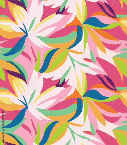 Handdrawn Allover Sameless Flower Design Pattern Fabric Stock Illusration
Floral seamless background for fashion prints. Vintage print. Seamless vector texture.