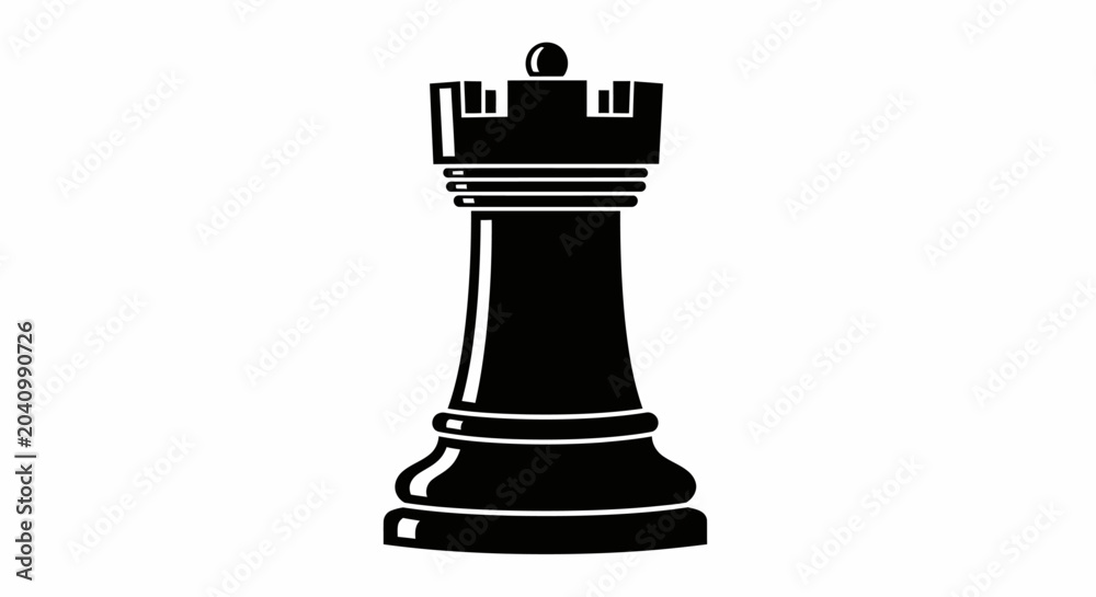 Fototapeta premium Black Chess King Piece Closeup.