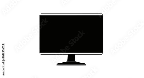 Modern flat screen computer monitor.