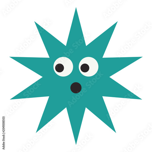 Geometric Cute Face