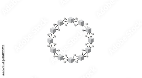 Diamond Circle Jewelry Accessory.