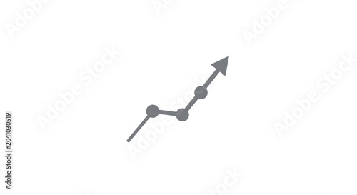 Photos Increasing graph with arrow pointing up.