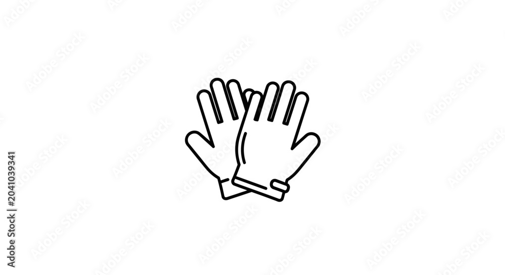 Fototapeta premium Hands in a stop gesture symbol.
