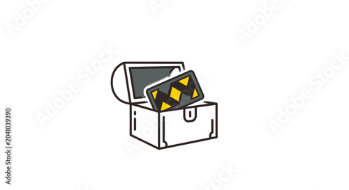 Hazardous material in a box.