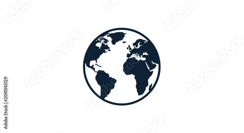 Bild auf Leinwand Globe Earth Planet World Map.