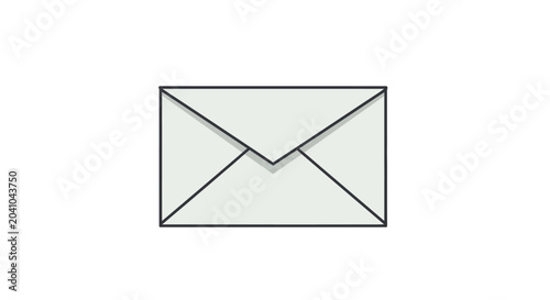 Photos Envelope Icon Mail Letter Symbol.