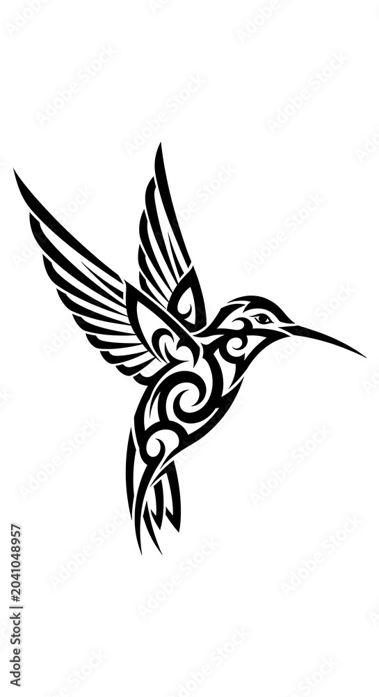 Fototapeta premium Elegant black feather with intricate design.