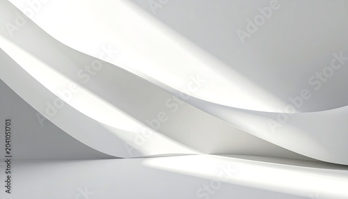 Minimal Abstract Curves Featuring Soft Gentle Shadows