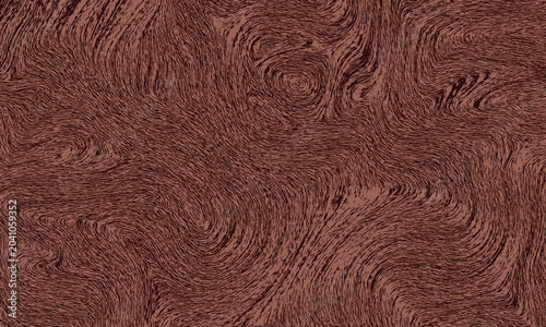 Woodcut-Inspired Abstract Flowing Line Artwork