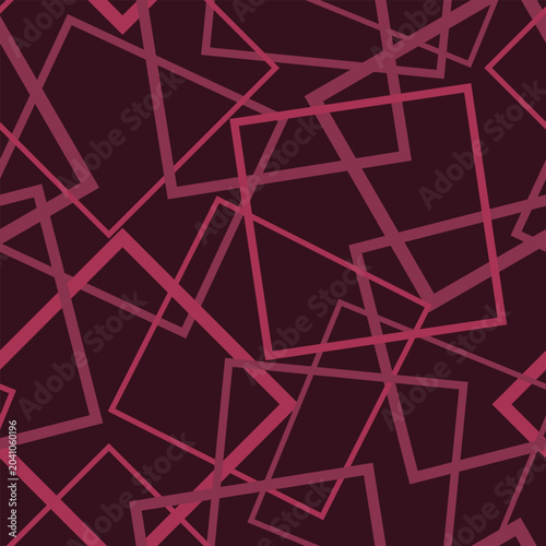 Modern Abstract Square Outline Wallpaper Pattern