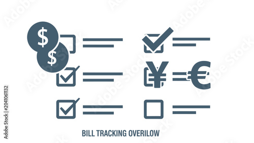 Photos Business Finance Currency Symbols Checklist.