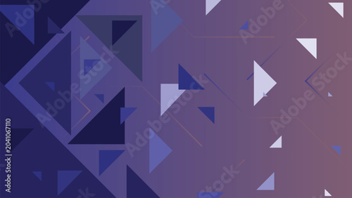 Foto a cool-toned abstract background featuring a dense cluster of overlapping triang