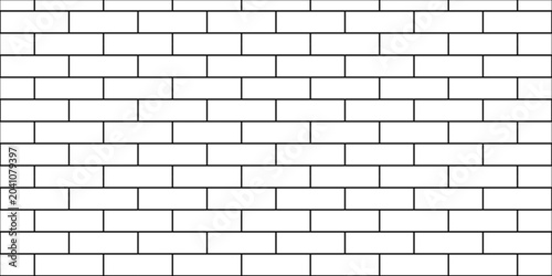 Seamless Pavement wall decoration mosaic stone concrete wall surface tiles. subway paper vector block rock white brick wall texture background.