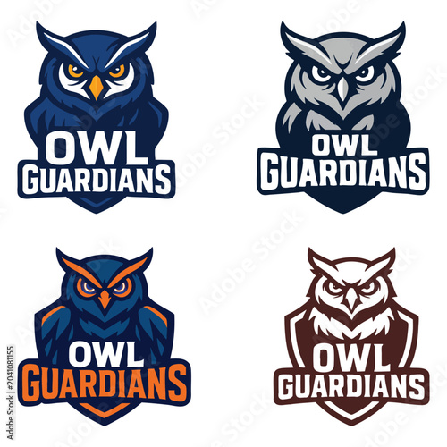 Owl guardians logo variations