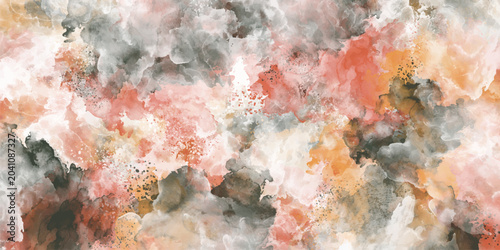 yellow red olive Abstract landscape painting with golden yellow and green watercolor background for spring Pastel green abstract texture background with watercolor	