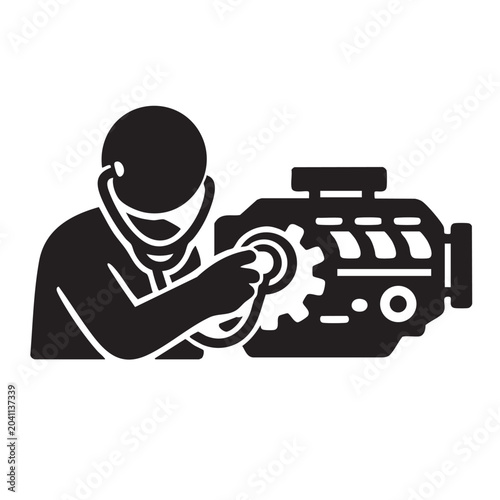 Canvas Print Camera being adjusted by technician with tools featuring adjustment, repair, mai