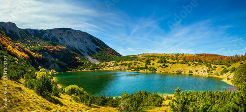 Tableau sur toile Sator Lake located below Sator Mountain in Bosnia and Herzegovina