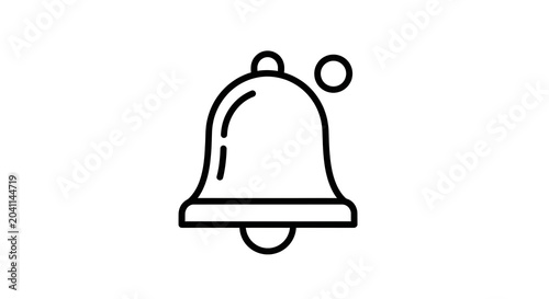 Notification Bell Outline Icon