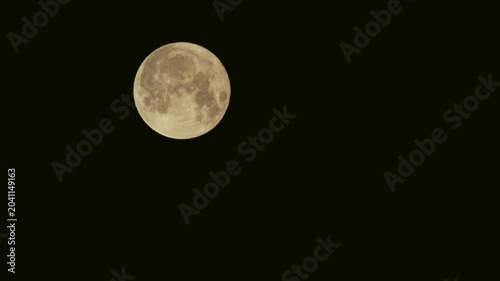 Tokyo,Japan - June 1, 2026: The full moon, May's Blue Moon