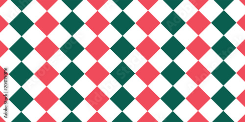 Foto Christmas rhombus seamless pattern