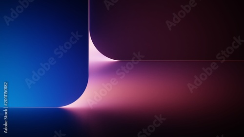 Gradient geometric background with magenta band and dark blocks