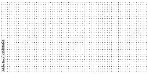 Foto a precise grid of small black dots on a white background pattern