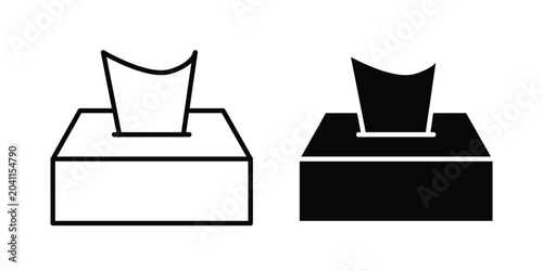 Foto Tissue icon and symbol series vector illustration
