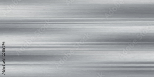 Brushed metal texture background with silver steel plate, metallic surface pattern and industrial chrome design