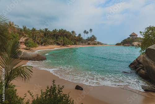 Playas del parque Tayrona de Santa marta.