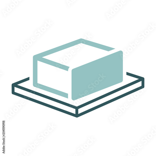 Classic Butter Block on a Dish