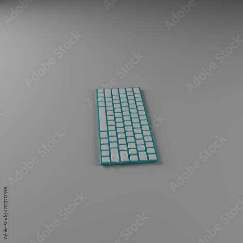 Φωτογραφία Teclado informático sin rotulación en múltiples colores