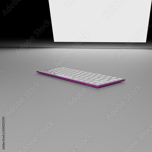 Φωτογραφία Teclado informático sin rotulación en múltiples colores